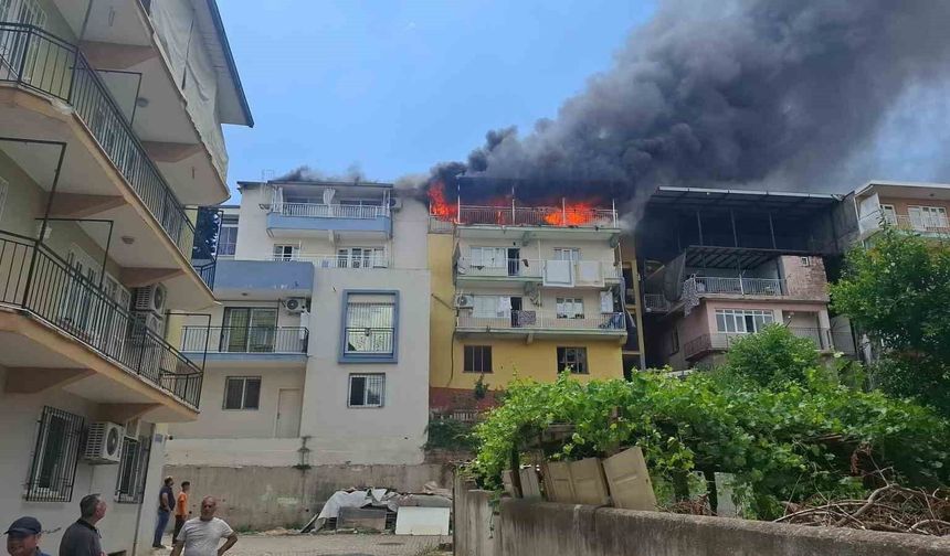 Aydın'da ev yangını
