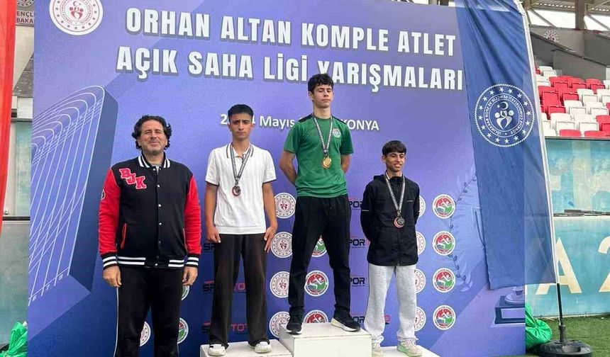 Aydınlı sporculardan Konya'da madalya yağmuru