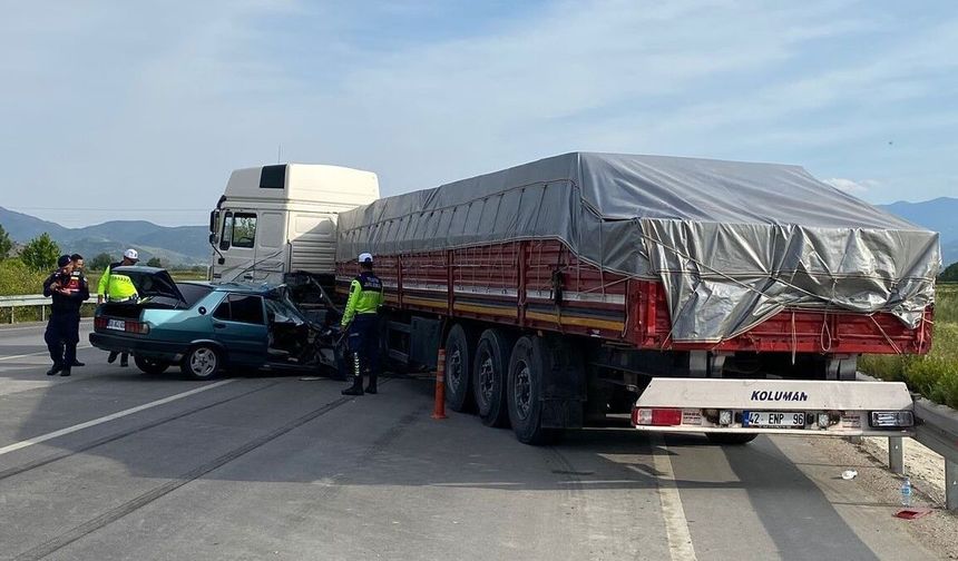 Bozdoğan Nazilli karayolunda kaza: 1 yaralı