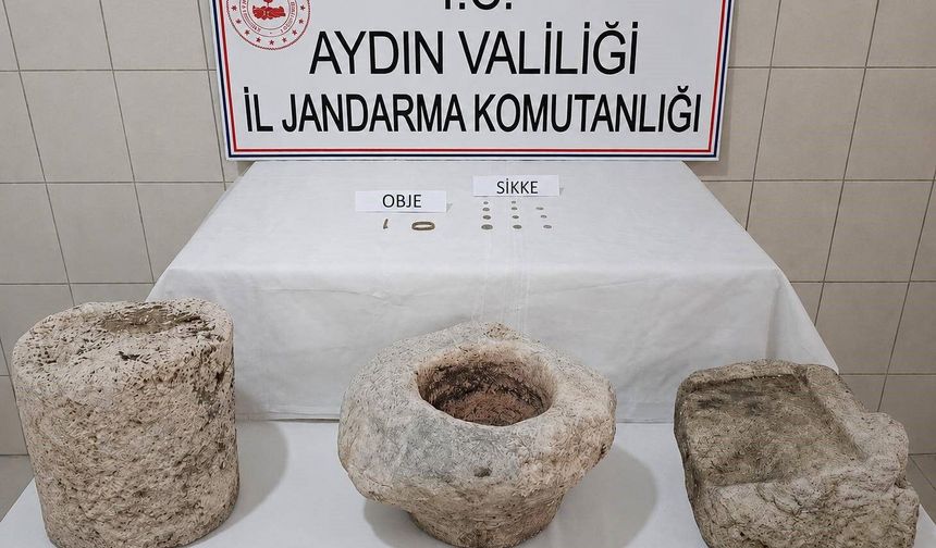 Bozdoğan'da tarihi eser operasyonu