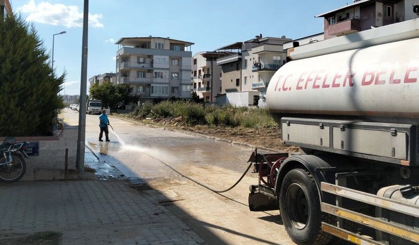 Efeler Belediyesi'nden yaşanan olumsuzluğa hızlı müdahale