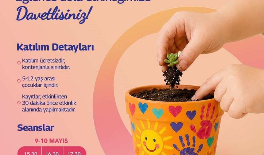 Forum Aydın'da Anneler Günü çiçeklerle kutlanacak