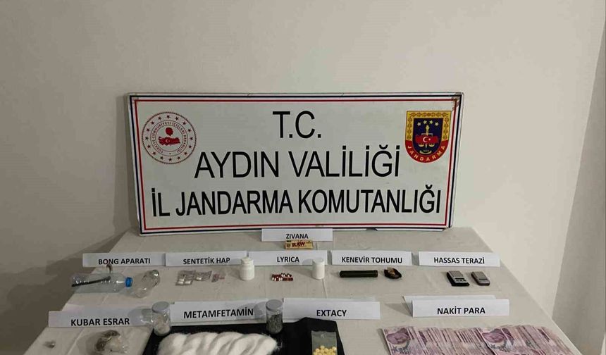 Germencik'te uyuşturucu baskını: 5 gözaltı