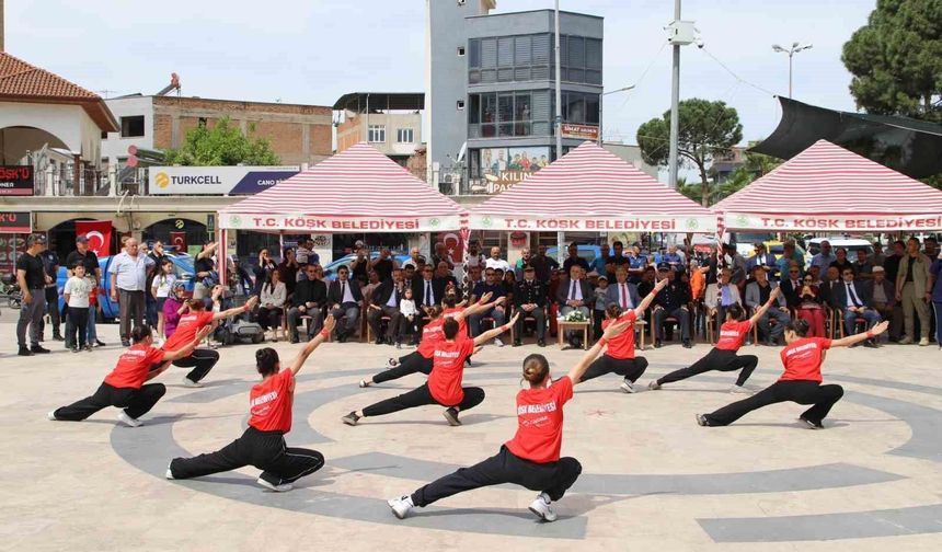 Köşk'te 19 Mayıs coşkuyla kutlandı