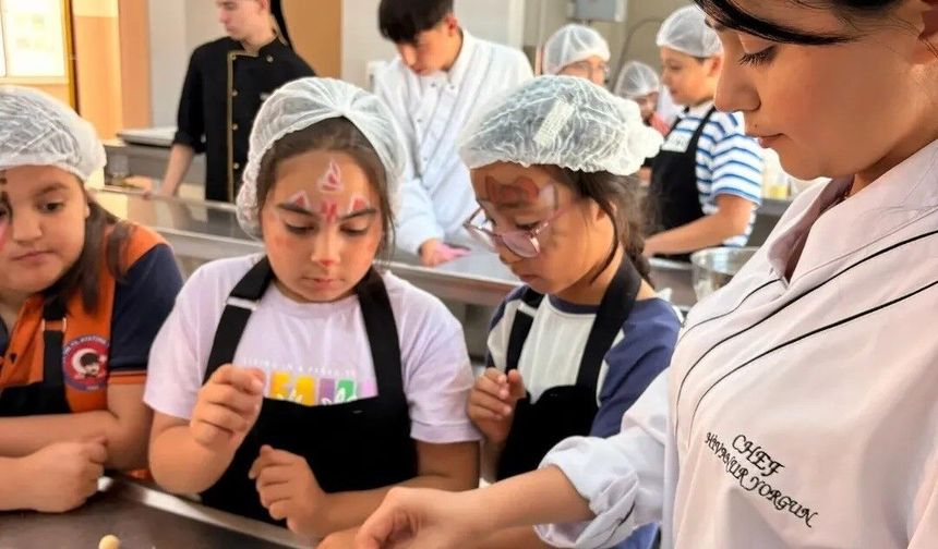 Köşk'te 'Minik Şefler Mutfakta' etkinliği düzenlendi
