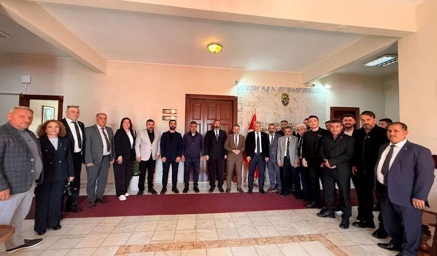 MHP İlçe Başkanı Taşdemir, Kaymakam Keklik ile görüştü
