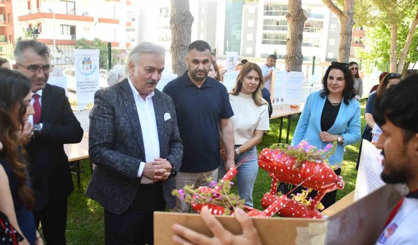 Söke'de özel çocuklardan bilim sergisi