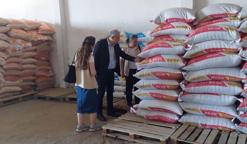 Yem satışı yapan işletmeler denetlendi