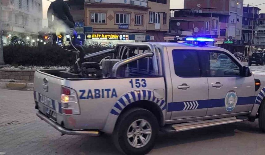 Yenipazar'da sivrisinek ve haşerelere karşı ilaçlama seferberliği