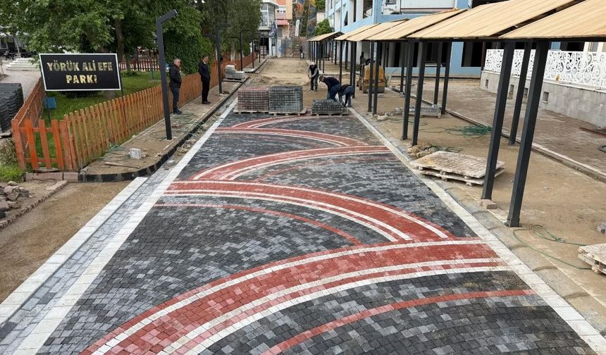 Yenipazar'da yollar yenileniyor