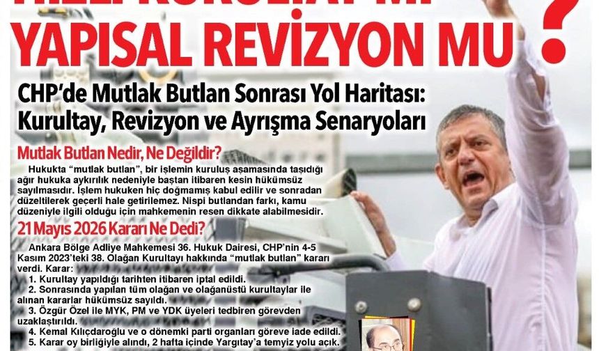 Hızlı Kurultay mı, Yapısal Revizyon mu?