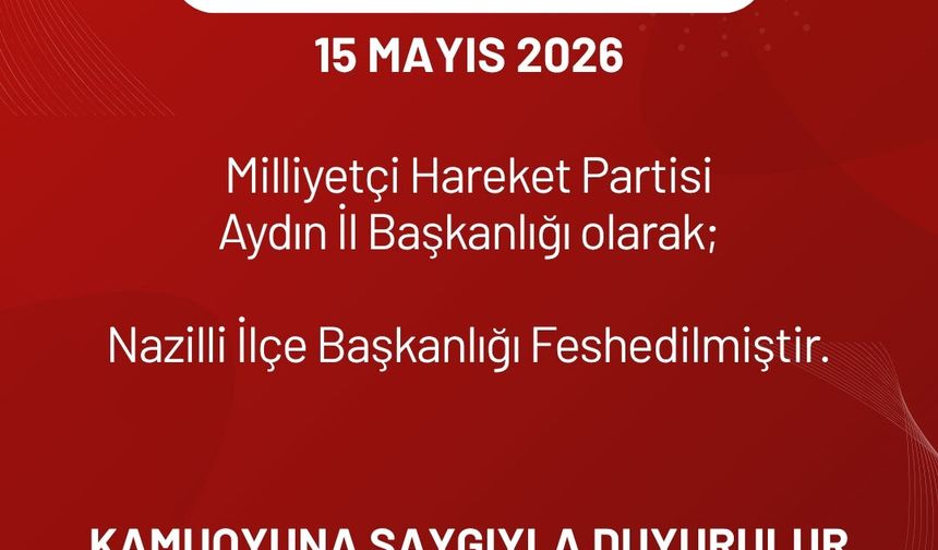 MHP AYDIN'DA SICAK GELİŞME