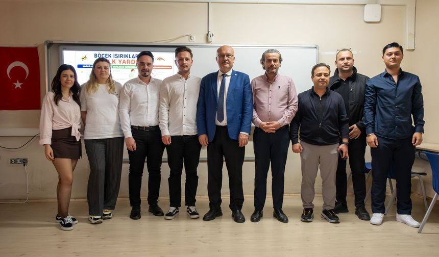 Efeler'de öğrencilere iş güvenliği ve ilk yardım eğitimi