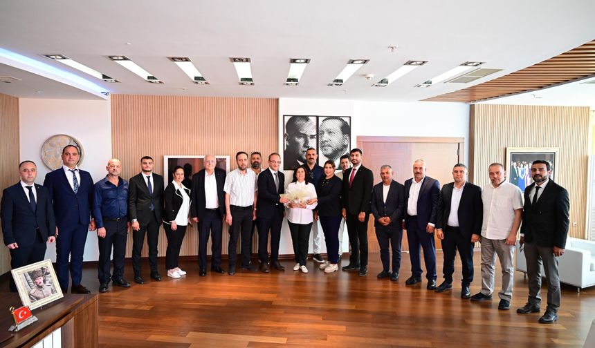BAŞKAN ÇERÇİOĞLU’NA AK PARTİ DİDİM’DEN ZİYARET