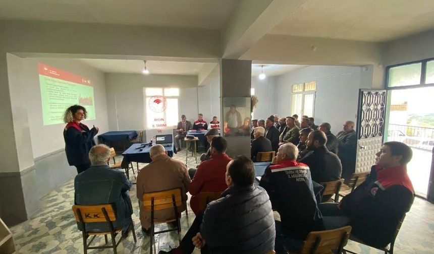 Aydın'da üreticiler bilgilendirilecek