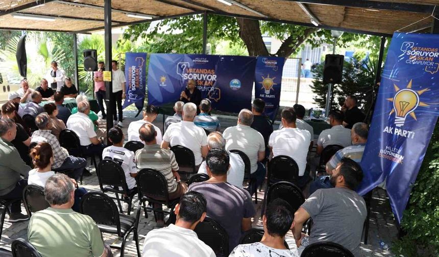 Başkan Arıkan, vatandaşların sorularını yanıtladı