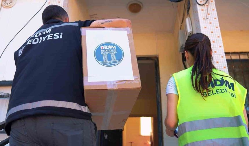 Didim Belediyesi ihtiyaç sahibi hanelere yönelik destek çalışmalarını sürdürüyor