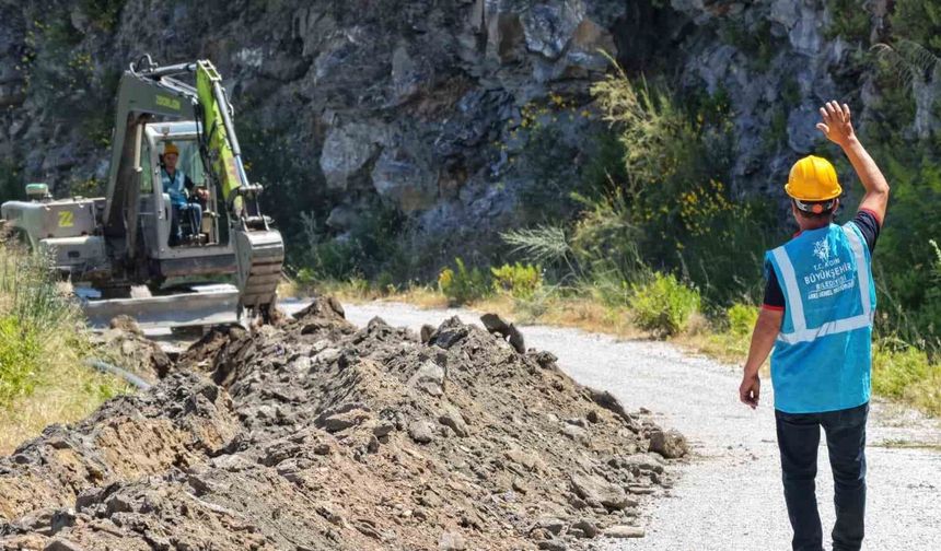 Eğrikavak'ta 7 kilometrelik içme suyu hattı yenileniyor