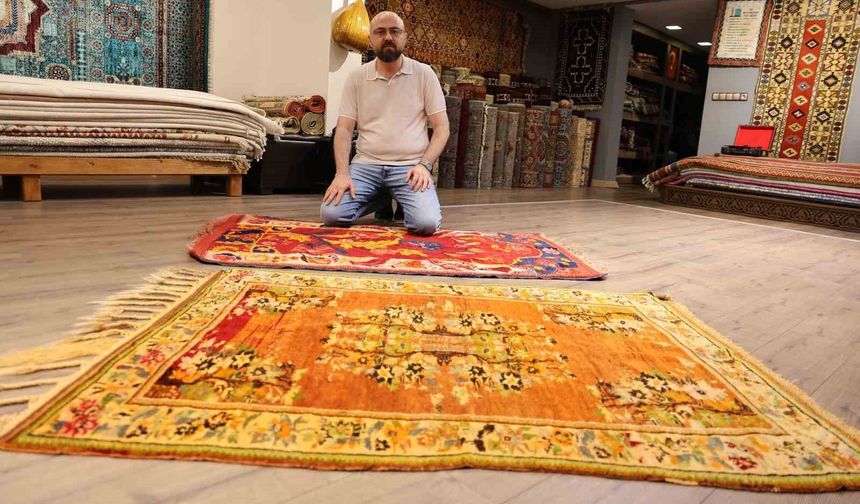 O kadar kıymetli ki, yere serilmiyor