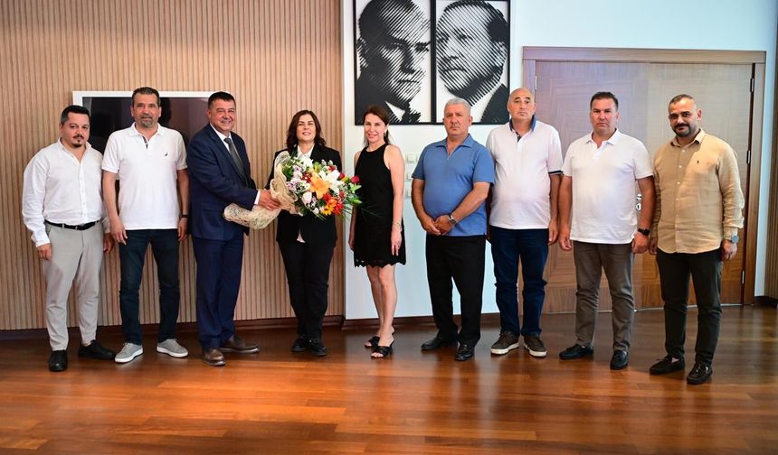 BAŞKAN ÇERÇİOĞLU’NA KUŞADASI ESNAF VE SANATKARLAR ODASI’NDAN ZİYARET