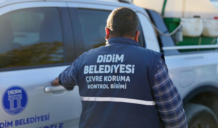DİDİM BELEDİYESİ İLAÇLAMA ÇALIŞMALARINA YENİDEN BAŞLADI