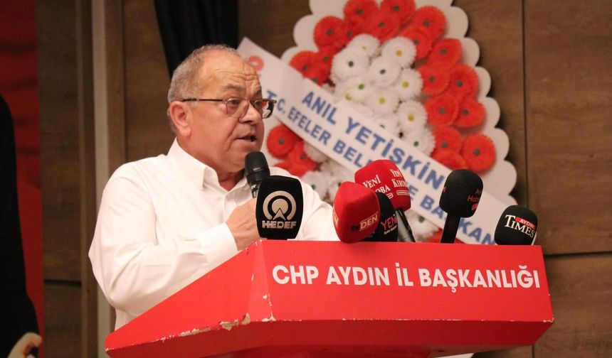 CHP Aydın İl Başkanı Hikmet Saatçı “Bugün Ayrışma Değil, Birleşme Günüdür”