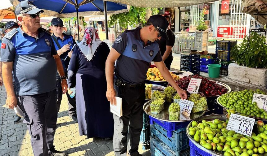 EFELER’DE ETİKETSİZ VE YANILTICI FİYATA GEÇİT YOK