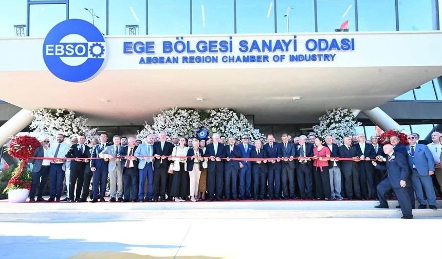 Başkan Ülken, EBSO'nun yeni hizmet binası açılışı törenine katıldı