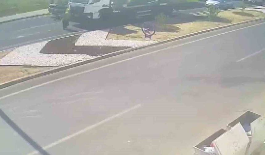 Beton mikserinin altında kaldı, kaza anı görüntüleri ortaya çıktı
