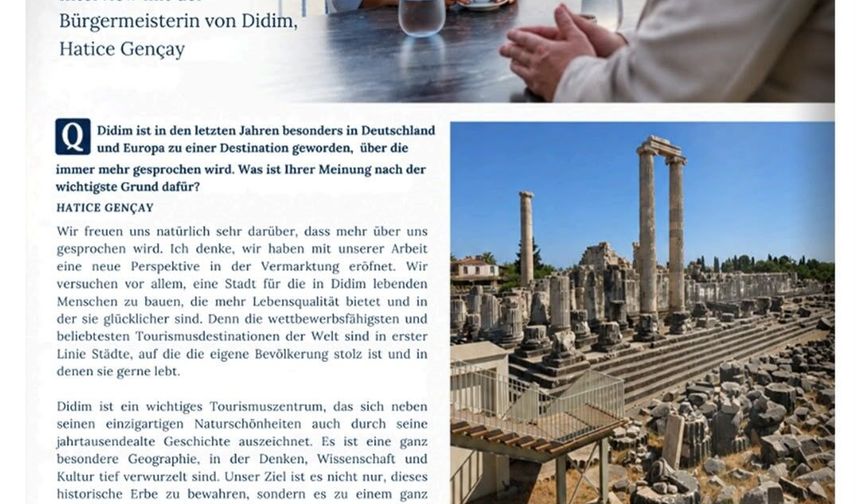Didim, Almanya'daki bir dergide tanıtıldı