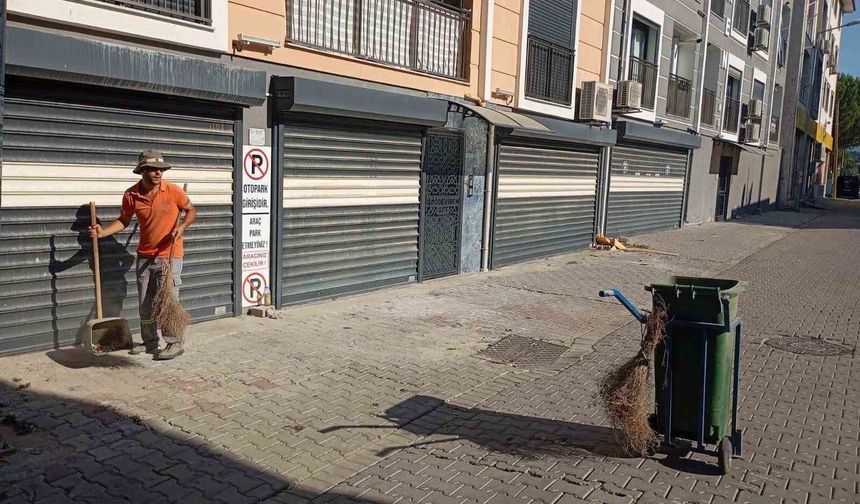 Germencik'te temizlik çalışmaları aralıksız sürüyor