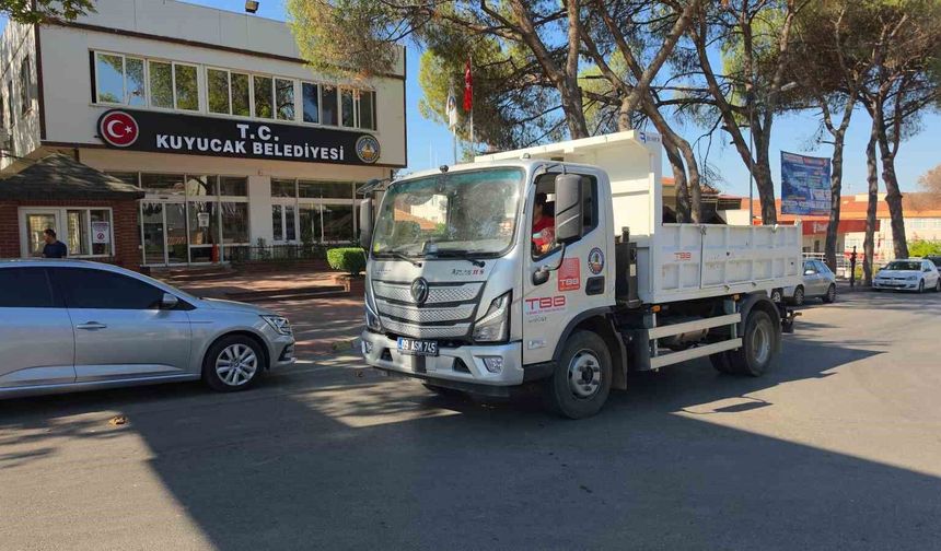 Kuyucak'ta üstyapı çalışmaları sürüyor