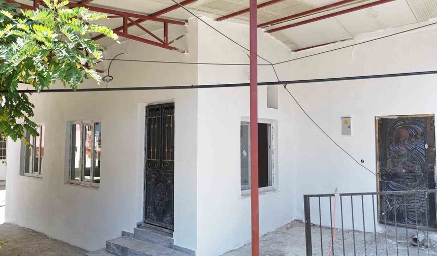 Nazilli Belediyesi Aksu'da atıl durumdaki köy konağını baştan sona yeniledi