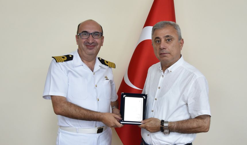 Didim Garnizon Komutanı Erkut Arslan'dan Didim Ticaret Odası'na Veda Ziyareti