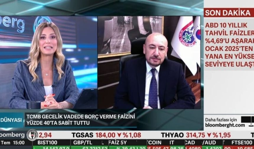 BAŞKAN ÜLKEN"REEL SEKTÖRÜN ÖNCELİĞİ, KREDİYE ERİŞİMİN KOLAYLAŞTIRILMASI"
