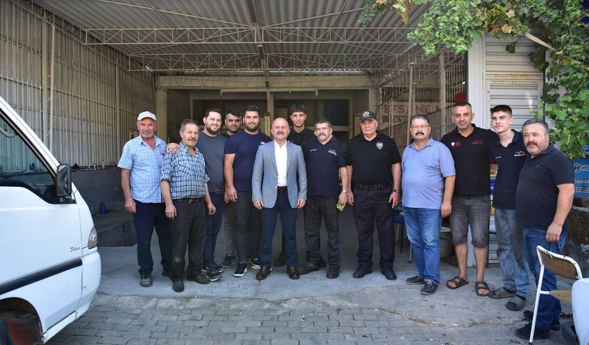Vali Varol, Aydın 2. Sanayi Sitesi Esnafıyla Buluştu