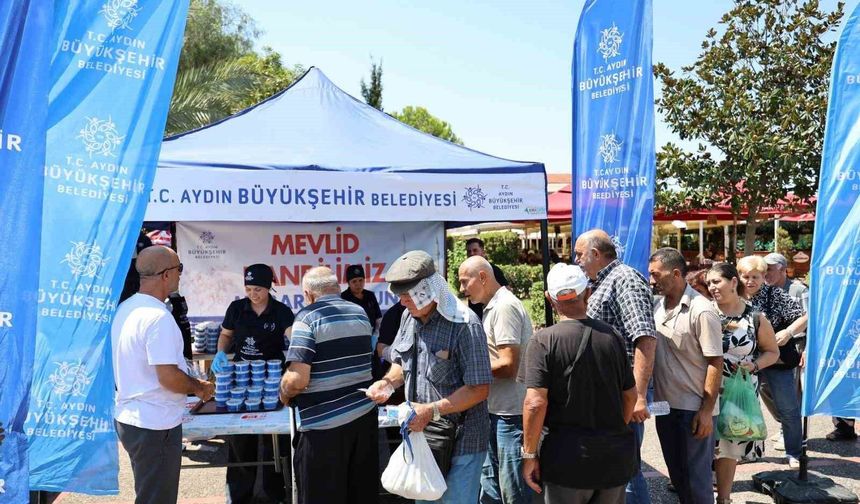 Aydın Büyükşehir Belediyesi'nden Mevlid Kandili hayrı