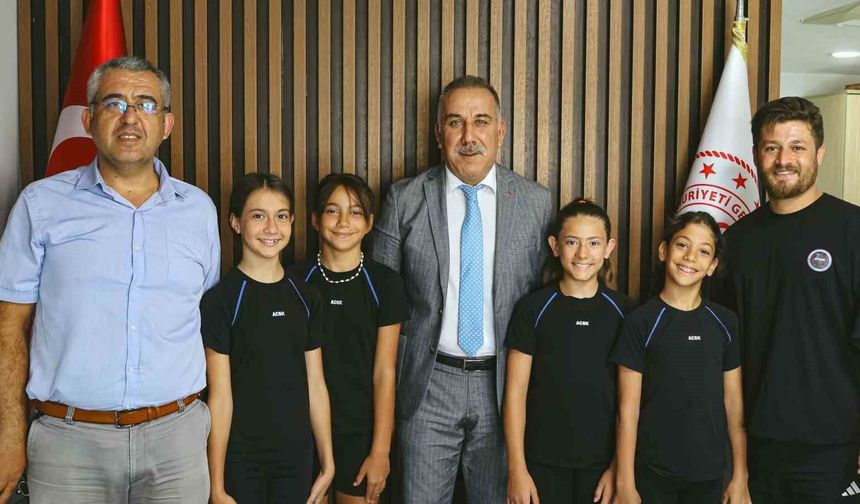 Aydın Gençlik ve Spor İl Müdürü Yığmatepe başarılı sporcuları ağırladı