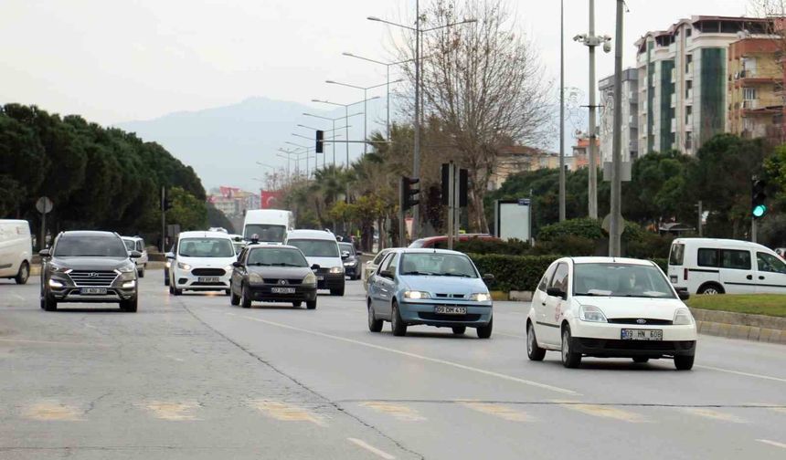 Aydın'da araç sayısı 690 bin oldu
