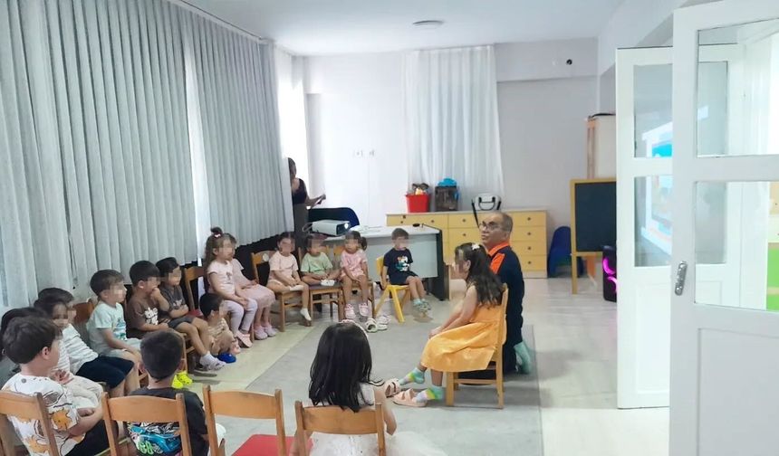 Aydın'da miniklere afet ve yangın farkındalık eğitimi verildi