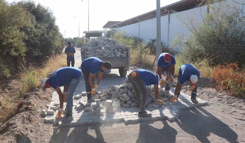 Bozdoğan Belediyesi üstyapı çalışmalarına devam ediyor