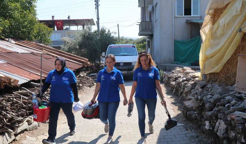 Bozdoğan'da 'Belediyen yanında' ekipleri sahada