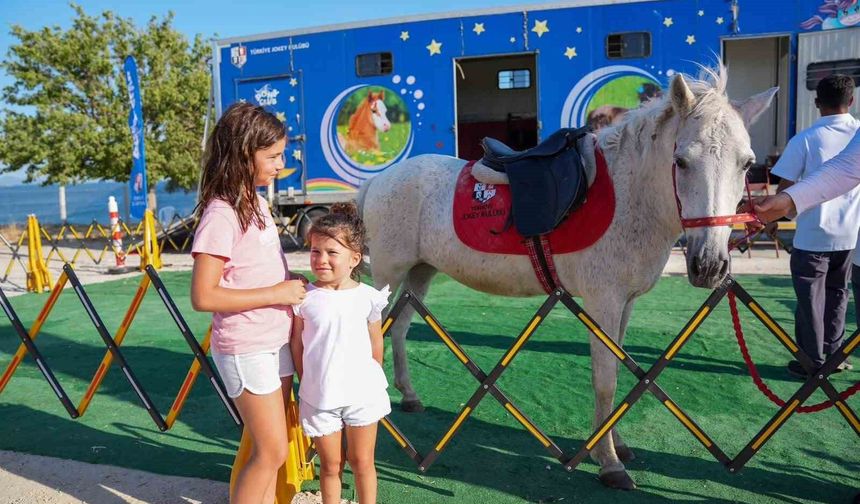 Didim Belediyesi çocuklar pony club etkinliği ile buluşturdu