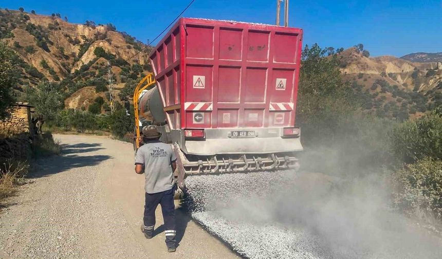 EFELER’DE YOL YENİLEME ÇALIŞMALARININ YENİ ADRESİ PINARDERE MAHALLESİ