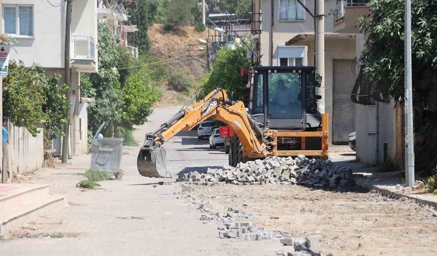 Gündoğan Mahallesi'nde yol çalışması başladı