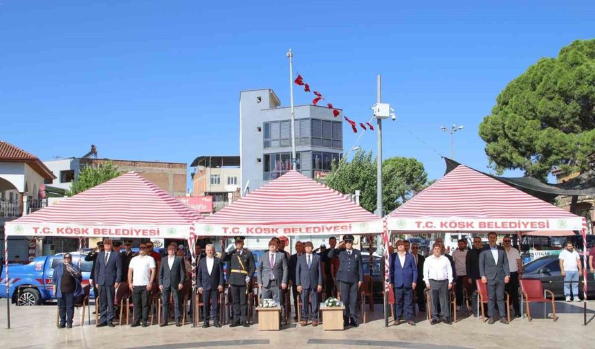 Köşk'te 30 Ağustos Zafer Bayramı gurur ve coşkuyla kutlandı