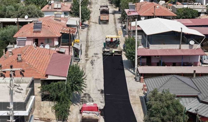 Kuyucak'ta Gencelli-Gencellidere yolu asfaltla buluşuyor