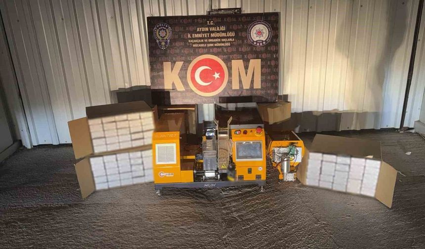 Aydın'da 5 adrese eş zamanlı kaçakçılık operasyonu: 3 tutuklama