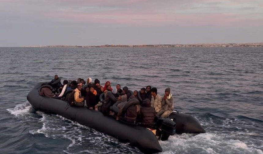 Aydın'da 8'i çocuk 62 düzensiz göçmen yakalandı