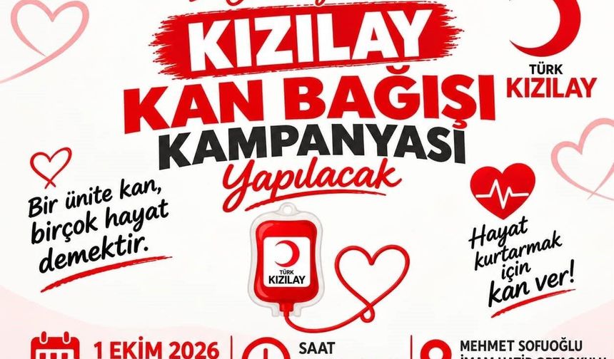 Aydın'da hayat kurtarmak için kan bağışı çağrısı